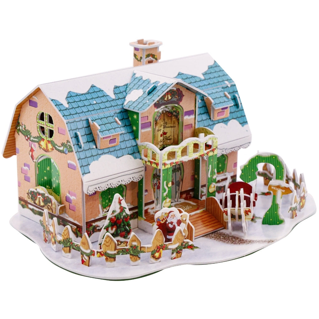 Christmas Cottage 3D Puzzle Right side