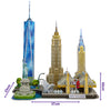 New York Skyline 3D Puzzle With Dimensions