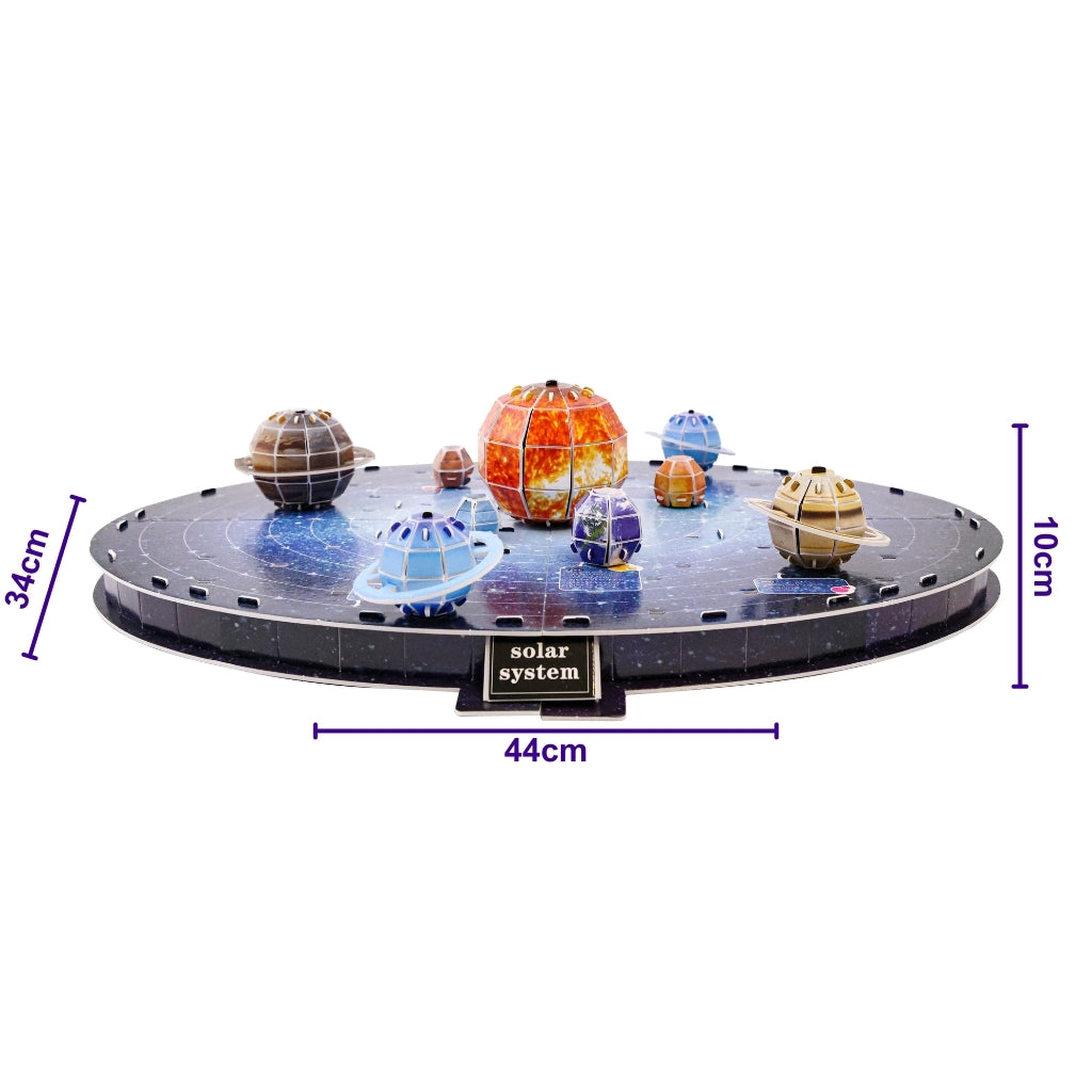 Our Solar System 3D Puzzle With Dimensions