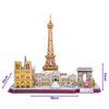 Parisian Charm 3D Puzzle With Dimensions