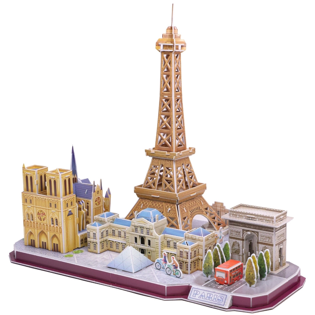 Parisian Charm 3D Puzzle Left Side