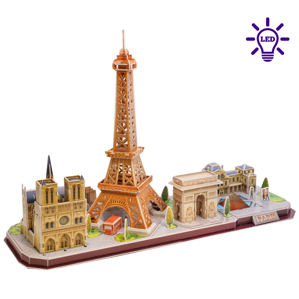 Parisian Luminary 3D Puzzle Right Side