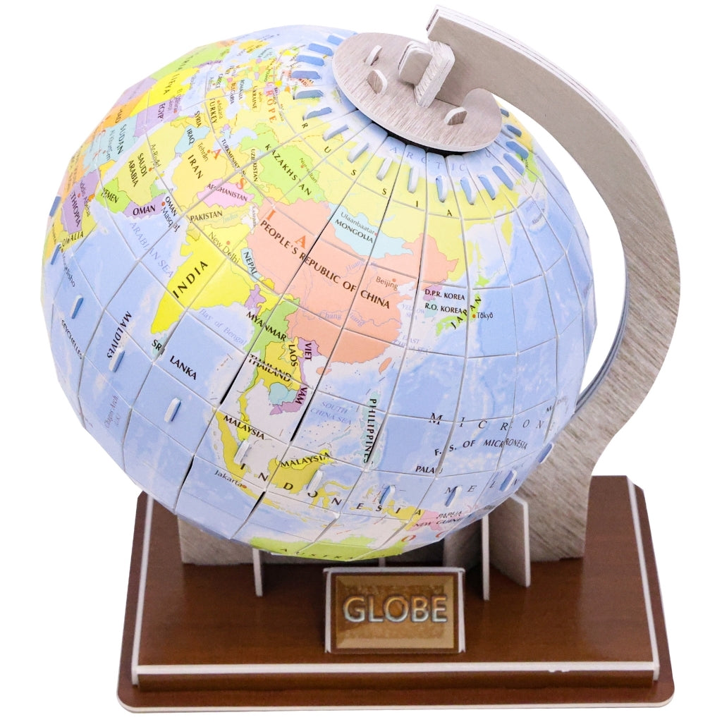 Rotating Globe 3D Puzzle Top View