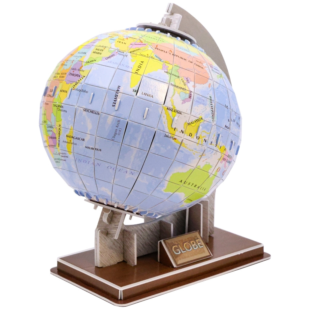 Rotating Globe 3D Puzzle Left Side