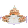 St. Peter's Basilica 3D Puzzle With Dimensions