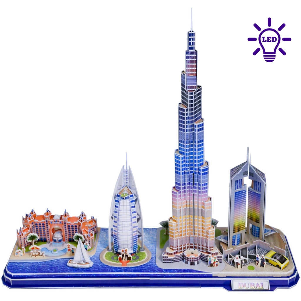 Dubai Luminary 3D Puzzle Top View
