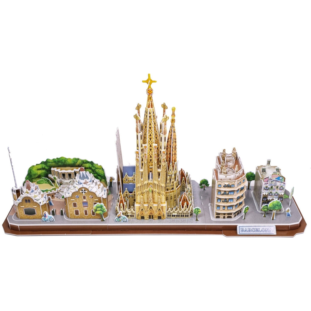 Barcelona Splendor 3D Puzzle Top View