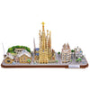Barcelona Splendor 3D Puzzle Top View