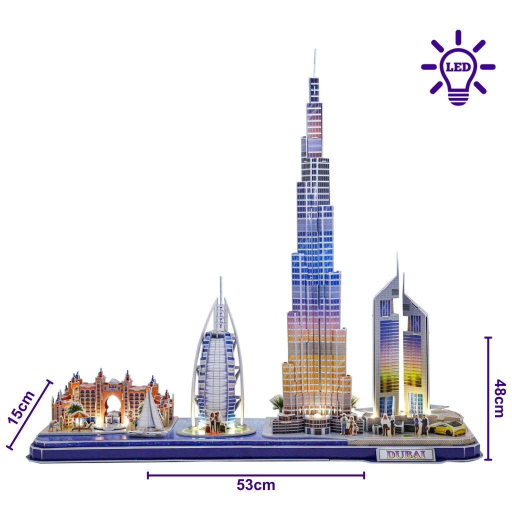 Dubai Luminary 3D Puzzle With Dimensions