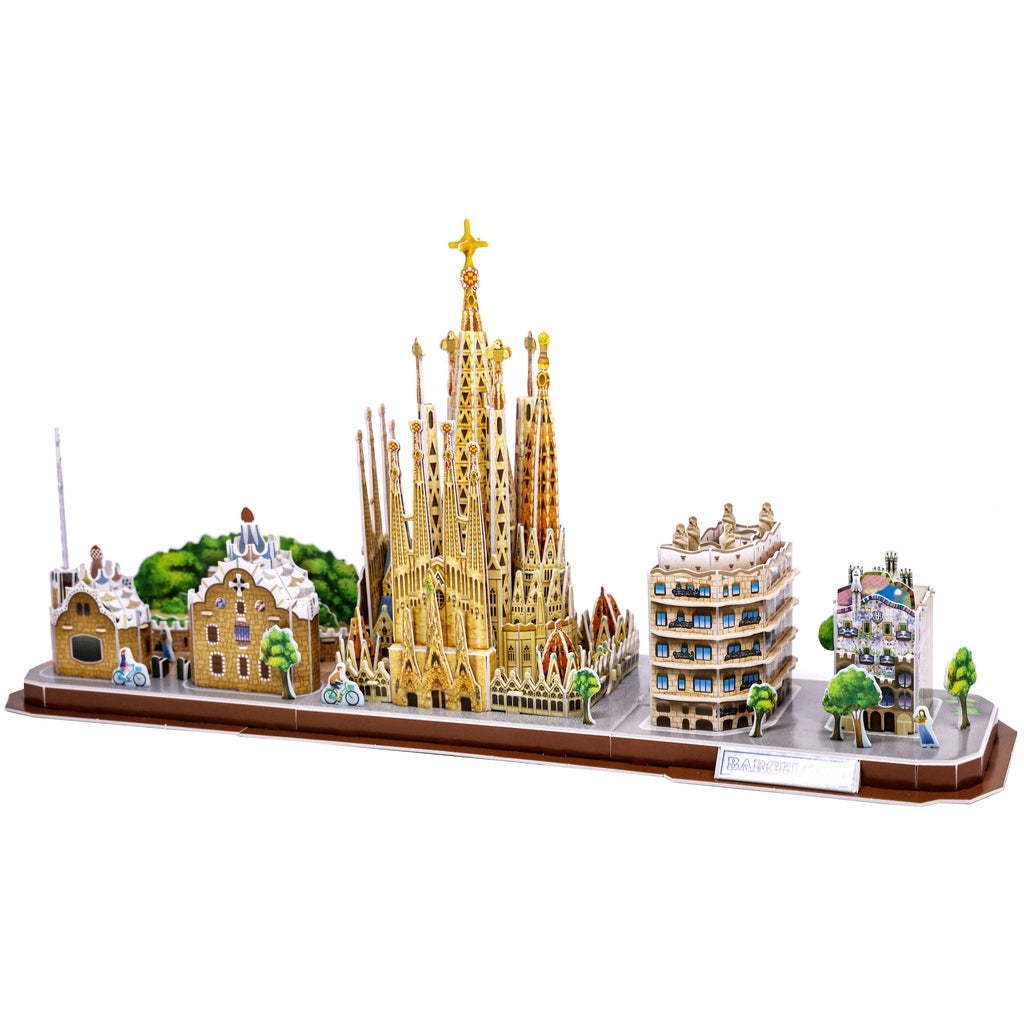 Barcelona Splendor 3D Puzzle Left Side