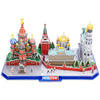 Moscow Marvels 3D Puzzle Top View
