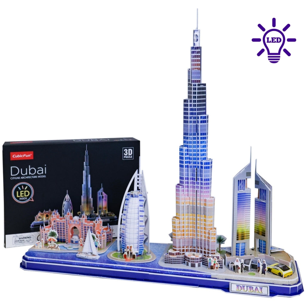 3D LED Puzzle Dubai Marvelscape Luminary Puzzlme