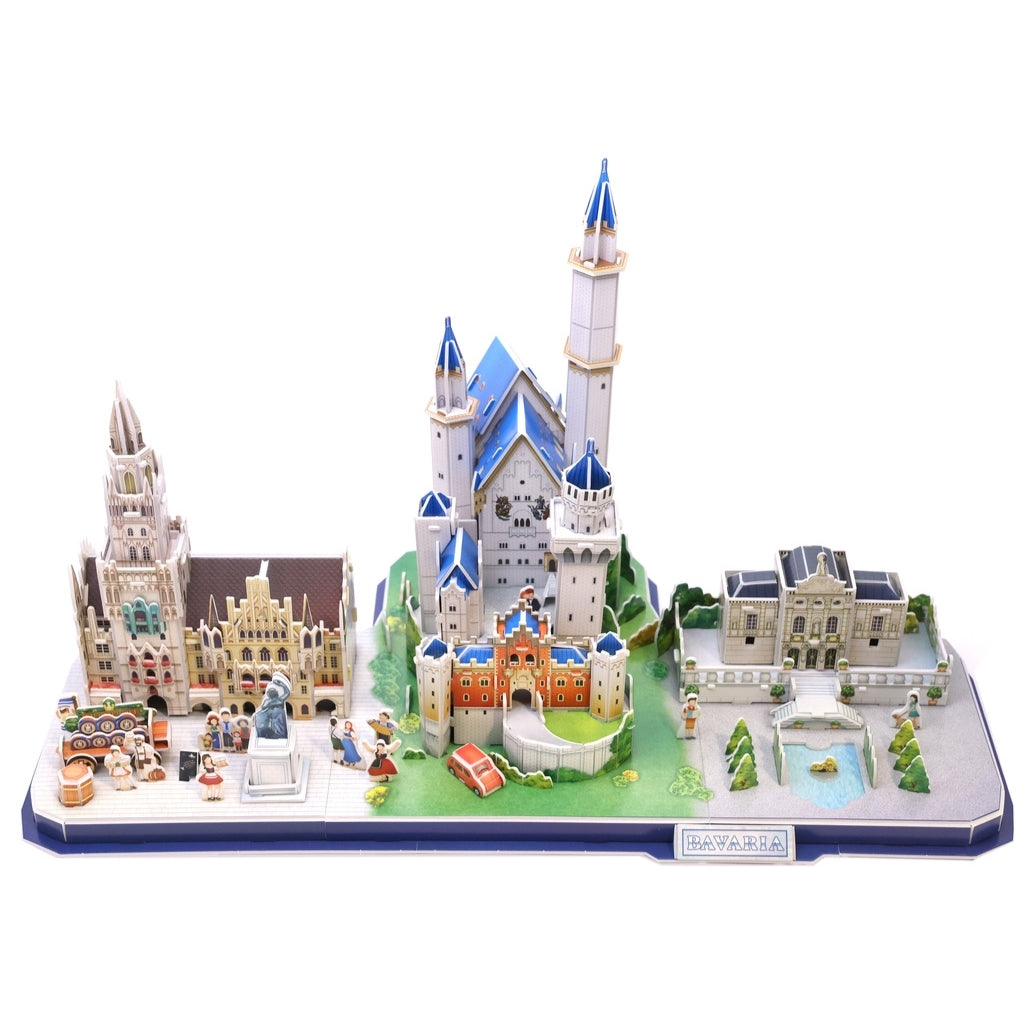 Bavarian Treasures 3D Puzzle Top View