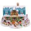 Christmas Cottage 3D Puzzle Top View