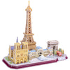 Parisian Charm 3D Puzzle Right Side